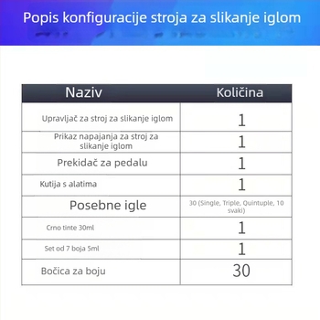 Mingxi stroj za iglano slikanje s digitalnim zaslonom, aluminijska legura, alat za pirografiju