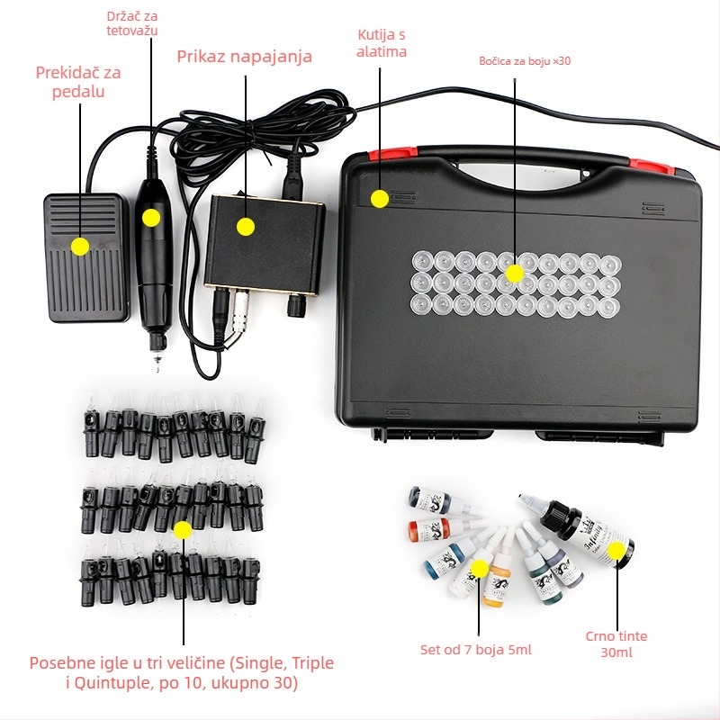 Mingxi stroj za iglano slikanje s digitalnim zaslonom, aluminijska legura, alat za pirografiju