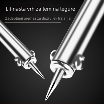 Lemilo s konstantnom temperaturom i vanjskim zagrijavanjem za popravak elektronike i ručno lemljenje mobitela (Brend: Deli; Vrsta: lemilo s konstantnom temperaturom; Zagrijavanje: vanjsko; Primjena: popravak elektronike, mobilnih telefona)
