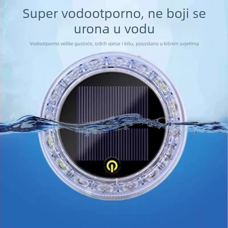 LED stražnje svjetlo za vozila • Solarna energija • Magnetni nosač • ABS kućište • Kompatibilno s kamionom, automobilom, triciklom i tramvajem