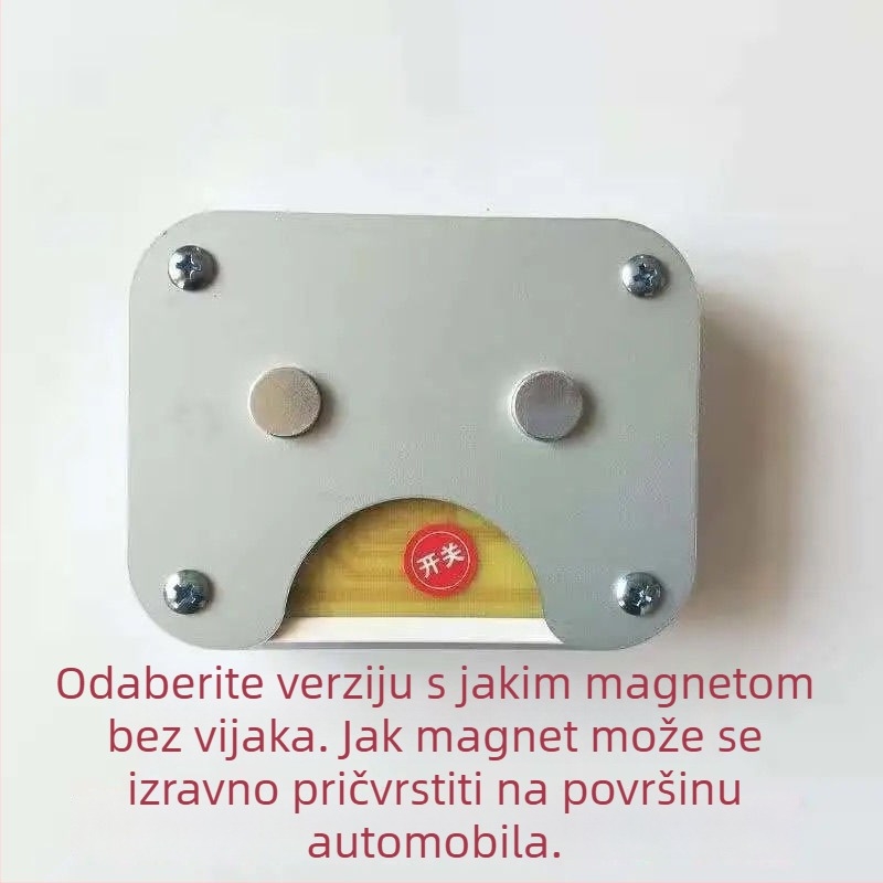 Solarna upozoravajuća svjetiljka za automobile i kamione – snažan magnetski nosač, vodootporna, ultra jasni strob i indikator širine