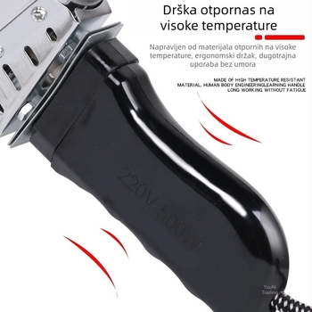 Pistolni visokotemperaturni lemni alat, 500W, 220V, plastična drška, za zavarivanje i popravke