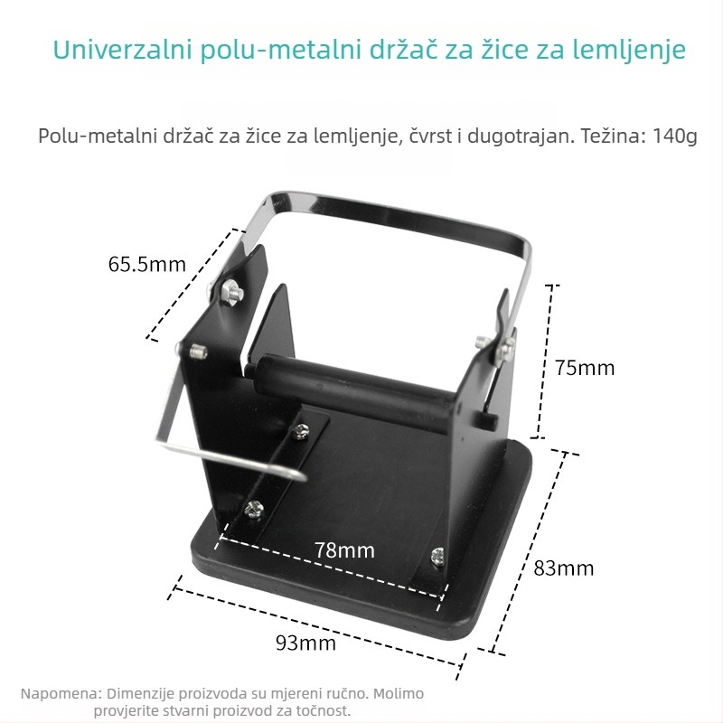 Polu-metalni univerzalni stalak za cinkove žice, snažan i izdržljiv (Brand: 0000)