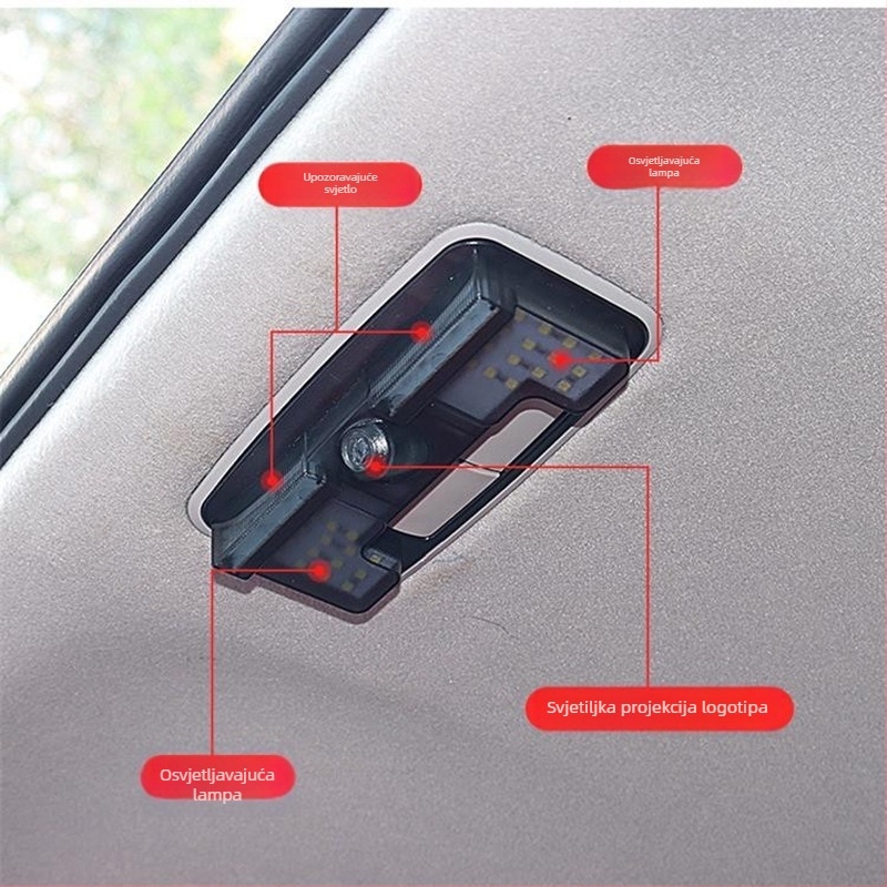 Svjetlo poda prtljažnika LC120 Prado (2003–2022) — dodatak za modifikaciju, osvjetljenje prtljažnika