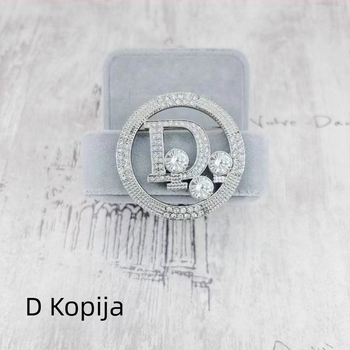 Broš za odjeću – Dijamantno ukrašeni umjetni kristal, stil slova, unisex, univerzalna moda