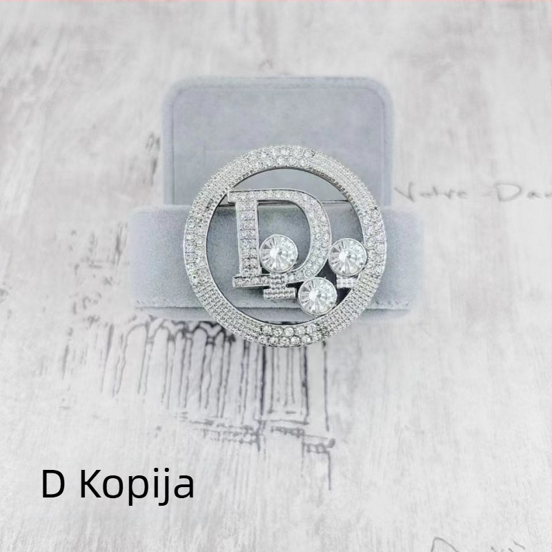 Broš za odjeću – Dijamantno ukrašeni umjetni kristal, stil slova, unisex, univerzalna moda
