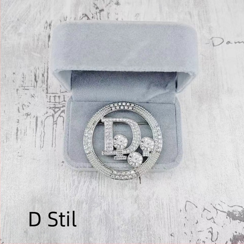 Broš za odjeću – Dijamantno ukrašeni umjetni kristal, stil slova, unisex, univerzalna moda