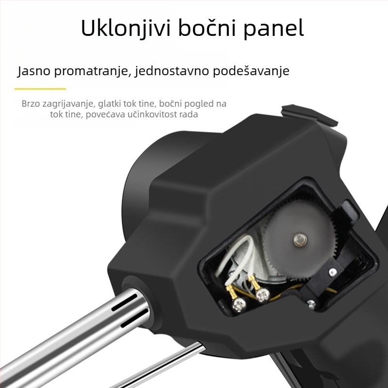 Pedalni spajalni pištolj s vanjskim grijanjem, 80W