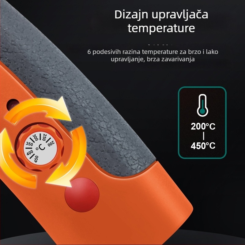 Lemilica za lemljenje s keramičkim grijanjem, podesivi temperaturni regulator i stabilna temperatura za elektroničko zavarivanje, 220V