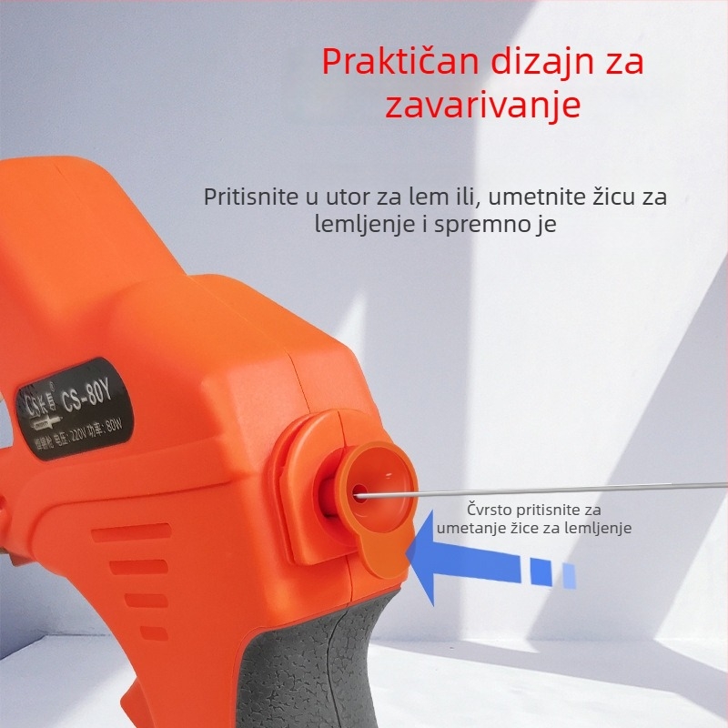 Lemilica za lemljenje s keramičkim grijanjem, podesivi temperaturni regulator i stabilna temperatura za elektroničko zavarivanje, 220V