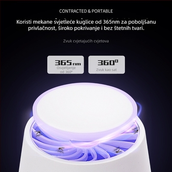 CY-MWD-01 Fotokatalitička lampa za komarce s LED-om, pokriće 10 m², hvatač s valom svjetla, unutarnja tiha operacija