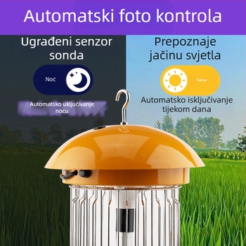 Vanjska LED lampa za uništavanje insekata u poljoprivredi, model Yh003, 220V, 50W, UV 365 nm