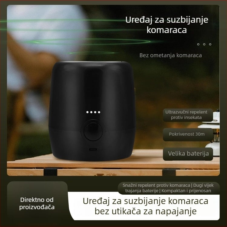 Punjiiva USB lampa za ubijanje komaraca, grijani tekući repelent protiv komaraca, za kućnu upotrebu i kampiranje