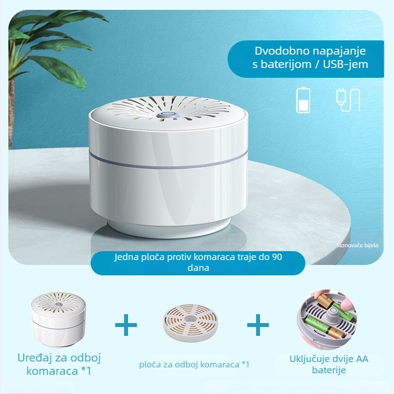 Lampa protiv komaraca s ugrađenom baterijom – LED osvjetljenje, pokrivenost 21–30 m², vrijeme punjenja 1–3 h, aromaterapija i repelent protiv komaraca