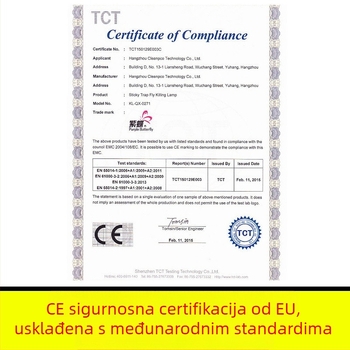 LED ljepljiva lampica za muhe za restorane, zamka za insekte s ljepljivim ulovom, netoksična, industrijskog stila
