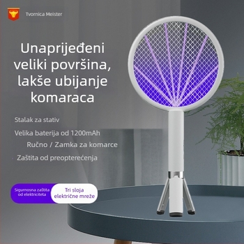 Dva u jednome: električni odvraćivač komaraca i UV lampa – USB punjenje, ugrađena baterija 1001–1600 mAh, pokrivenost 11–20 m², vrijeme punjenja 3–5 sati