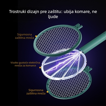 Dva u jednome: električni odvraćivač komaraca i UV lampa – USB punjenje, ugrađena baterija 1001–1600 mAh, pokrivenost 11–20 m², vrijeme punjenja 3–5 sati
