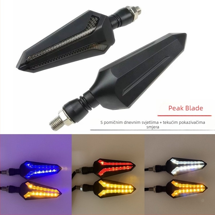 LED sekvencijski pokazivači smjera za modificirane motocikle i električna vozila – ABS plast, 12V DC, 0229