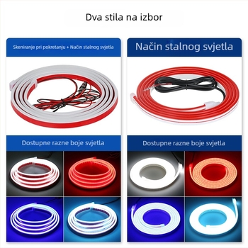 Automobilska LED rasvjeta za poklopac i rešetku s dinamičkim ambijentalnim osvjetljenjem i dnevnim svjetlima