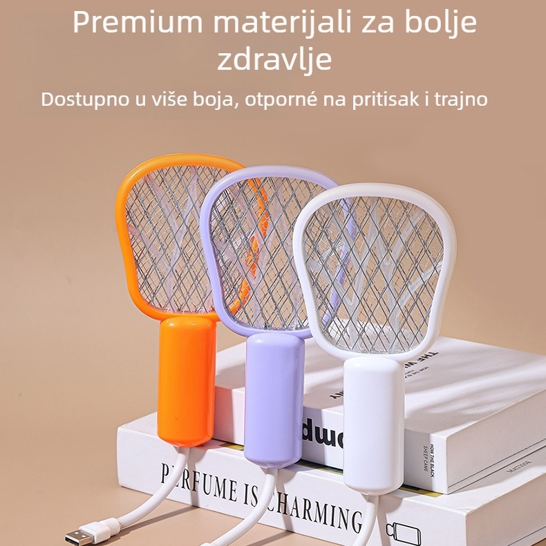 Električna mušobijka – mini 3-u-1, automatsko privlačenje, kućna upotreba, domet do 10 m², LED rasvjeta