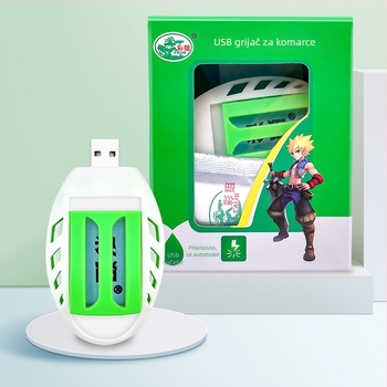 USB prijenosni repelent protiv komaraca – čvrsto stanje, 6 komada po uređaju, model 0017, Color Sniper