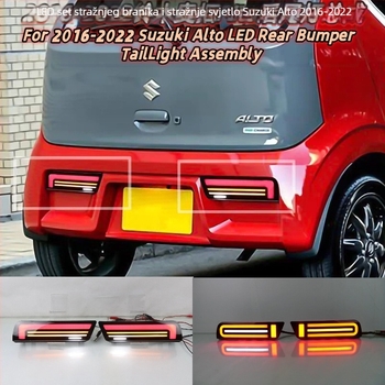 Zadnja LED svjetla sklop za Suzuki Alto 2016-2022 | ABS kućište + LED diode | LED izvor svjetla | Radni vijek 5–10 godina