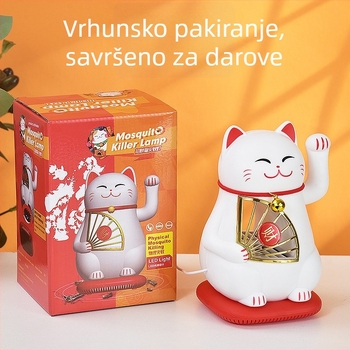 LED lampica za uništavanje komaraca, usisna zamka, ambijentalno svjetlo, PP kućište, pogodna za do 10 m²
