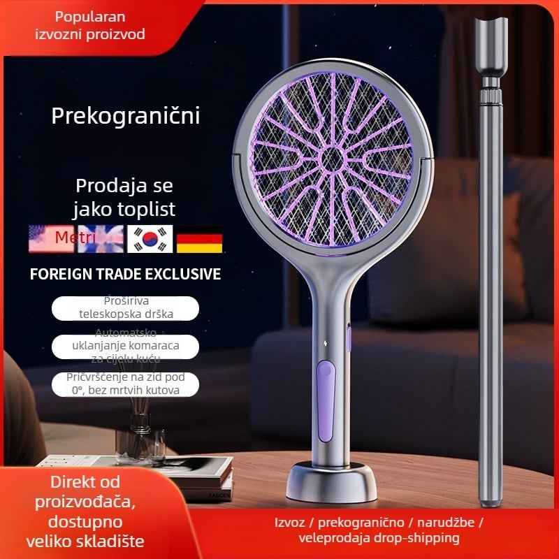 Električna mreža za komarce i zamka s UV svjetlom, 180° rotacija, pokrivenost 11–20 m², ugrađena baterija 1001–1600 mAh