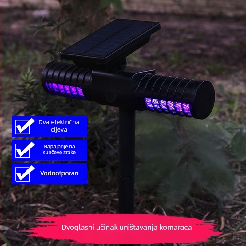 LED lampa za ubijanje komaraca, vanjska vodootporna, s ugrađenom baterijom, pokrivenost 11–20 m², vrijeme punjenja 5–8 sati