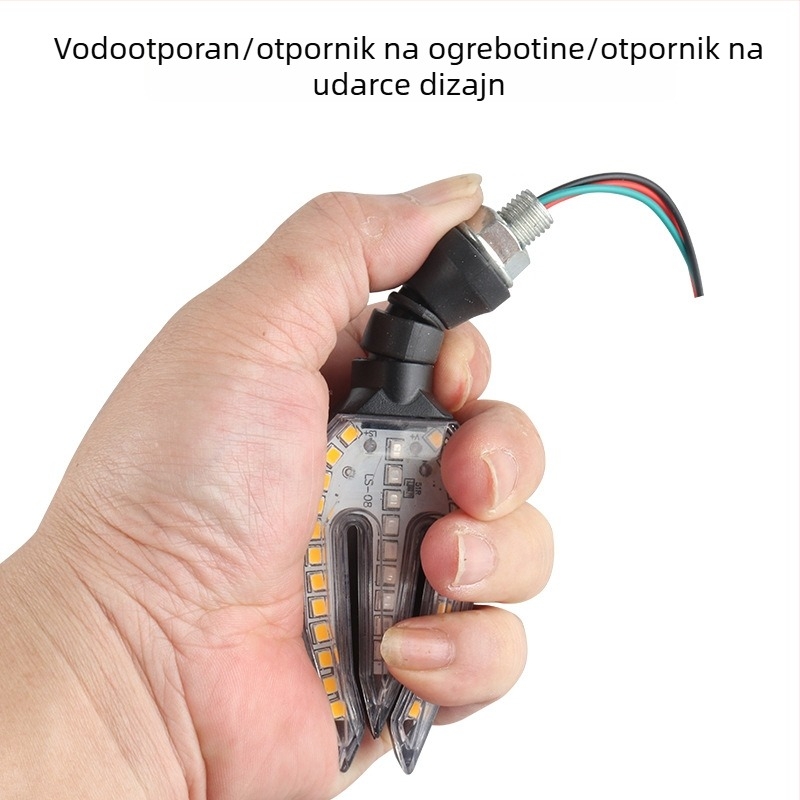 Motocikl LED sekvencijalna signalizacija i dnevna svjetla, 12V, model ZXD-11, 2W, 4000 lm, 10000 h
