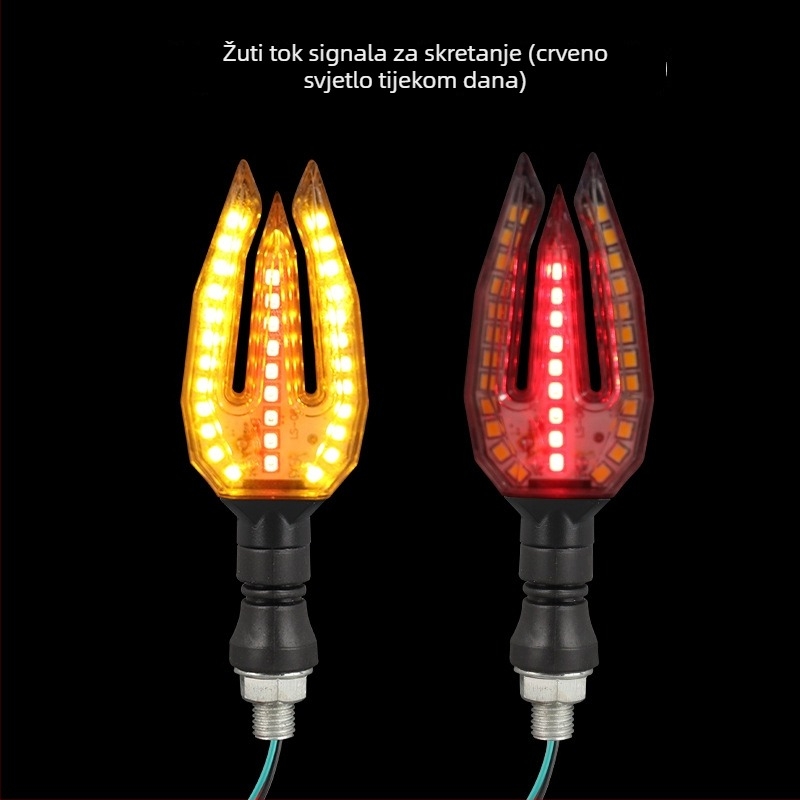 Motocikl LED sekvencijalna signalizacija i dnevna svjetla, 12V, model ZXD-11, 2W, 4000 lm, 10000 h