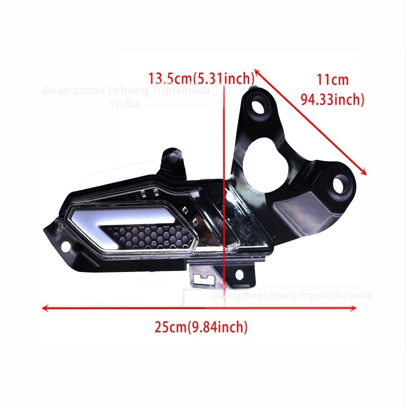 Motociklistička lampica za signalizaciju Yamaha XMAX300 s upravljanjem putem APP i dnevnim svjetlom, 12V, LED vodič svjetla, model RBN-104
