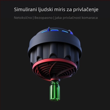 Xiaohe Phantom 2 Lampa za ubijanje komaraca – pokrivenost 10 m², tiho djelovanje, hvatanje komaraca svjetlosnim valom, ABS kućište, 5W 5V