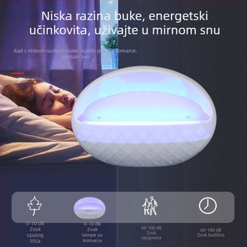 Ljepljiva lampa za hvatanje komaraca i muha za komercijalne restorane s ljubičastim LED svjetlom