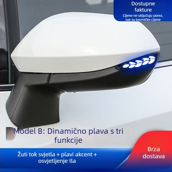 LED dinamični pokazivači smjera na retrovizoru, model Jsh0026, 5W, 12V, 3600K, kompatibilno s Toyota