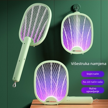 Sklopiva električna ubijač komaraca s UV lampom, ugrađena baterija, pokrivenost 11–20 m², 180° sklop