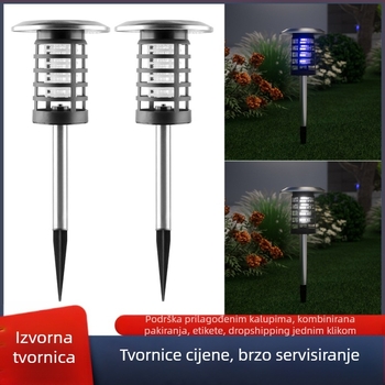 Solarna lampa za ubijanje komaraca za vanjsku upotrebu — kišnomod UV svjetlo, automatska hvataljka, NH tungsten model, 5W, dimenzije 160×160×460 mm, Xinyao