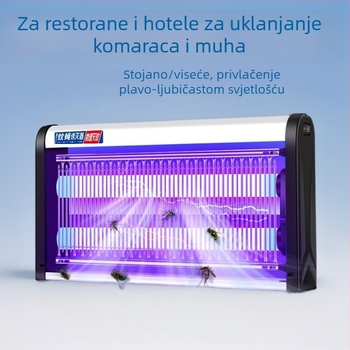 LED lampica protiv komaraca i muha, zidna, unutarnja upotreba, visoka učinkovitost, 6W