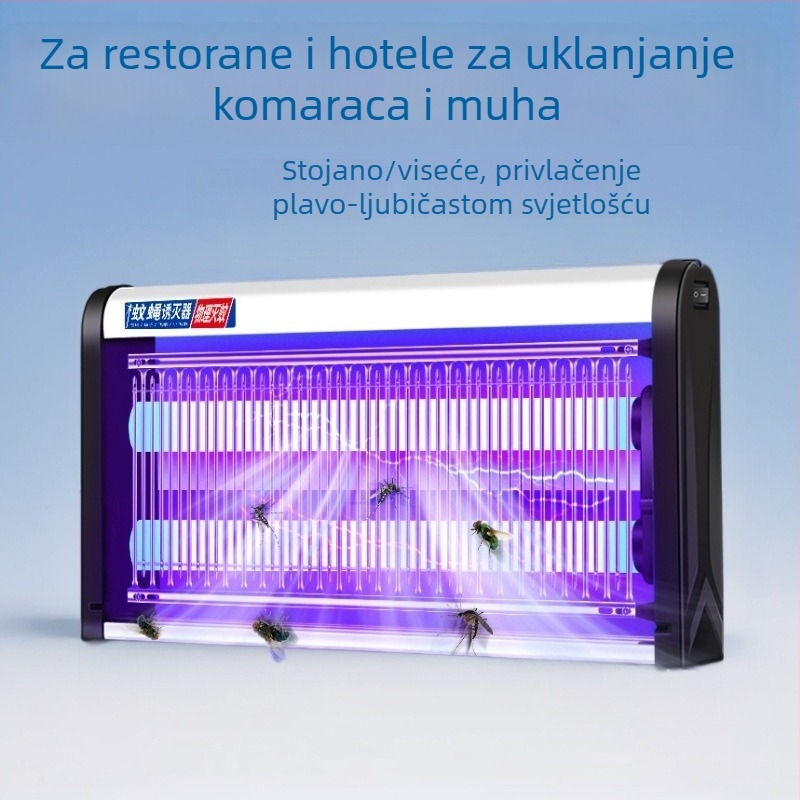 LED lampica protiv komaraca i muha, zidna, unutarnja upotreba, visoka učinkovitost, 6W