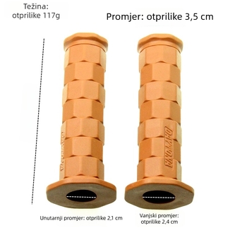 Aichenmoto Gumene ručke upravljača za motocikl – Protuklizne, Model B3111, za motocikle i električna vozila