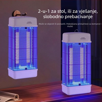 Električna lampa za uništavanje komaraca za farmu — 220V, model DJMWD, UV svjetlosna cijev, prilagodljiva