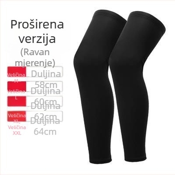 Ice Tray Ljetni navlaka za nogu za biciklizam – UV zaštita, Ice Silk Lycra, brzo sušenje, Protuklizni štitnici za koljena