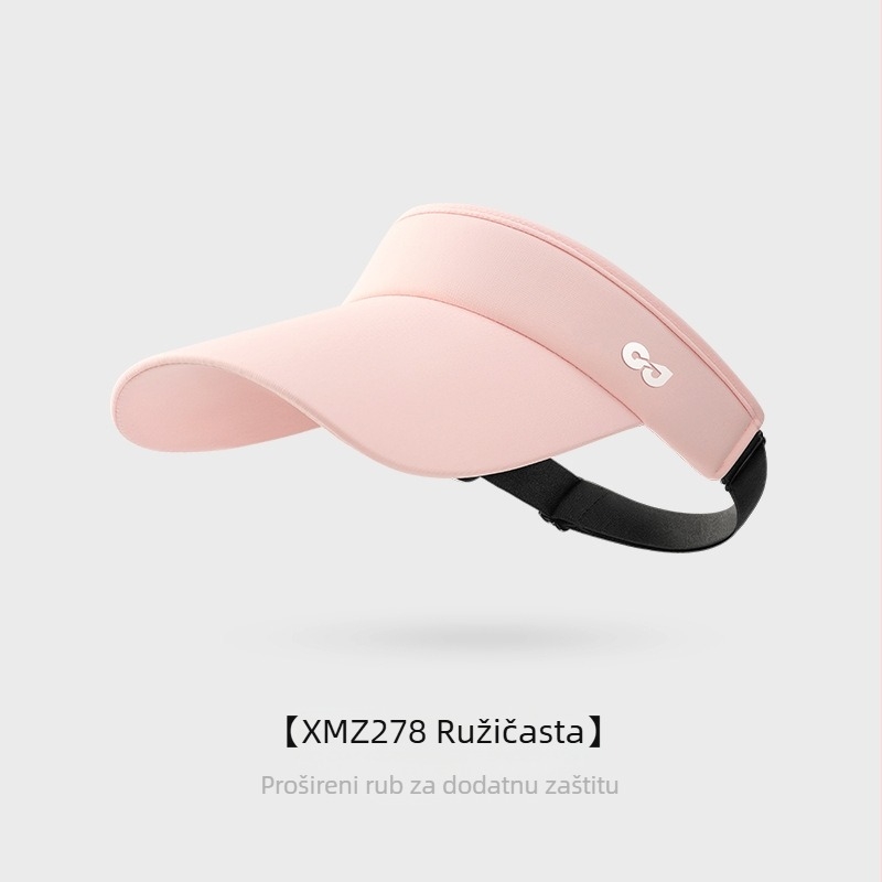 Unisex sportska kapa za vanjsku upotrebu s UV zaštitom, Nylon/Spandex materijal, logo tiskano, prilagodljivo, pogodno za trčanje, vožnju bicikla i tenis