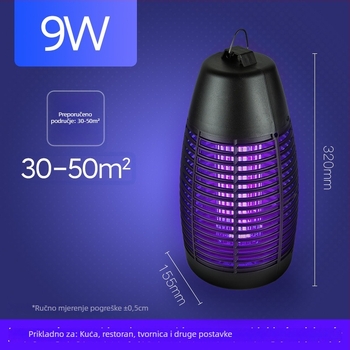 Vanjska vodootporna LED lampa za ubijanje muha – prenosni Bullet model, 6W, 220V, LED cijev