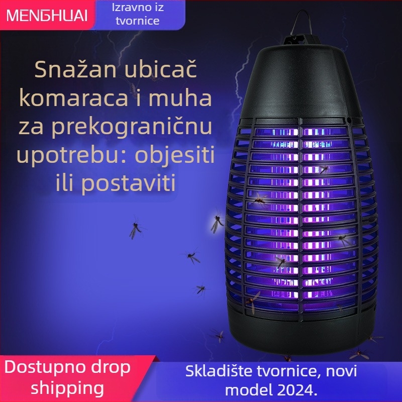 Vanjska vodootporna LED lampa za ubijanje muha – prenosni Bullet model, 6W, 220V, LED cijev