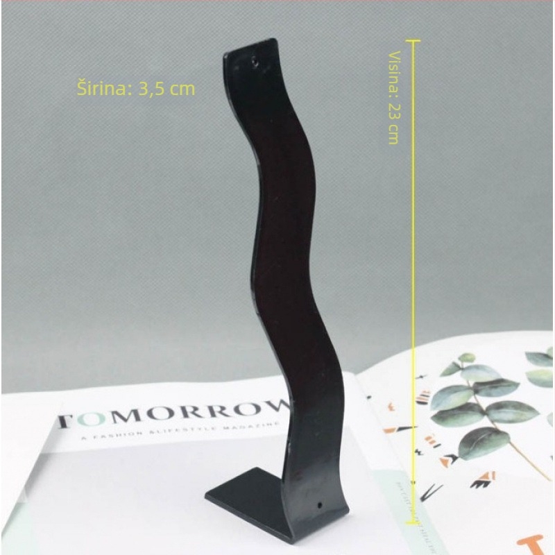 Plastični stalak za nakit od plastike, oblik pahulje, jednoslojni, skandinavski stil, injekcijsko oblikovanje