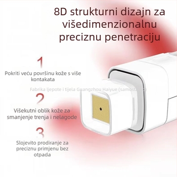 Dodatak za kozmetički uređaj za vodeno-svjetlosni uređaj: glava s negativnim tlakom mikrokristala, čišćenje i izbjeljivanje, prijenosno, IPX-3 vodootporno