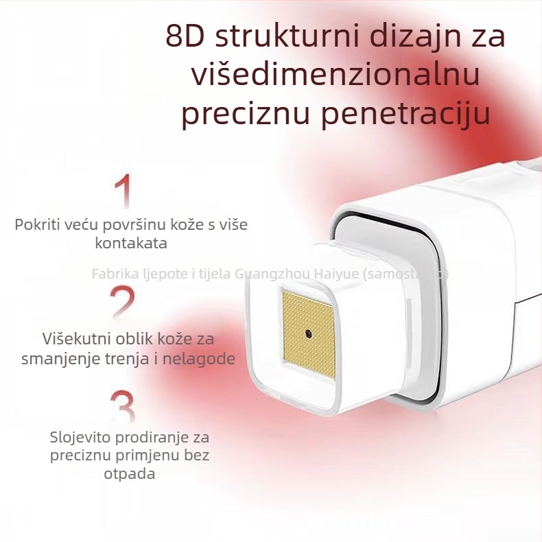 Dodatak za kozmetički uređaj za vodeno-svjetlosni uređaj: glava s negativnim tlakom mikrokristala, čišćenje i izbjeljivanje, prijenosno, IPX-3 vodootporno