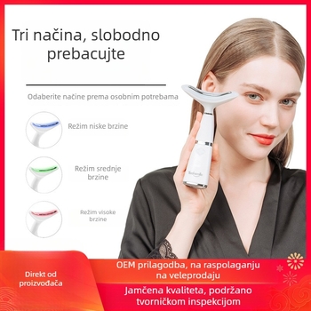 Yeahsmile uređaj za njegu lica i vrata – prijenosan za kućnu upotrebu, masaža i podizanje, baterija 300–500mAh, vibracija i toplinski tretman, IPX0