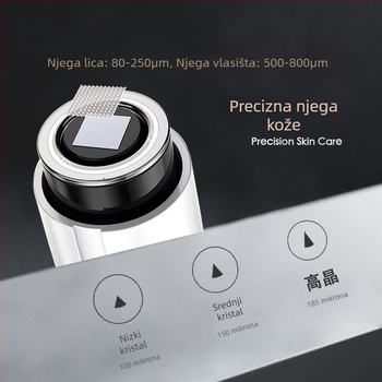 Mini mikrokristalni uređaj za uvođenje na lice – prijenosni, nanokrystalna tehnologija uvođenja, IPX7 vodootpornost, ugrađena baterija 500–800 mAh, za kućnu upotrebu
